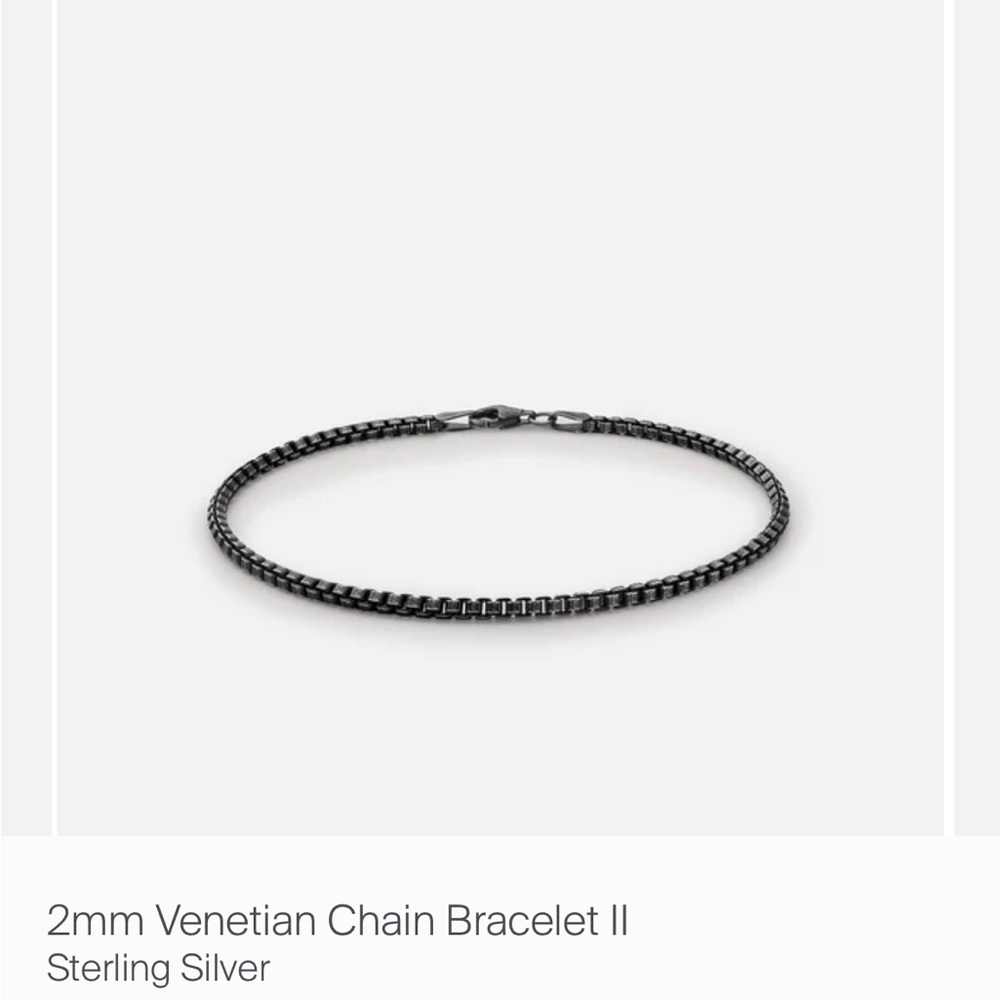 Miansai Sterling Silver Chain Bracelet
